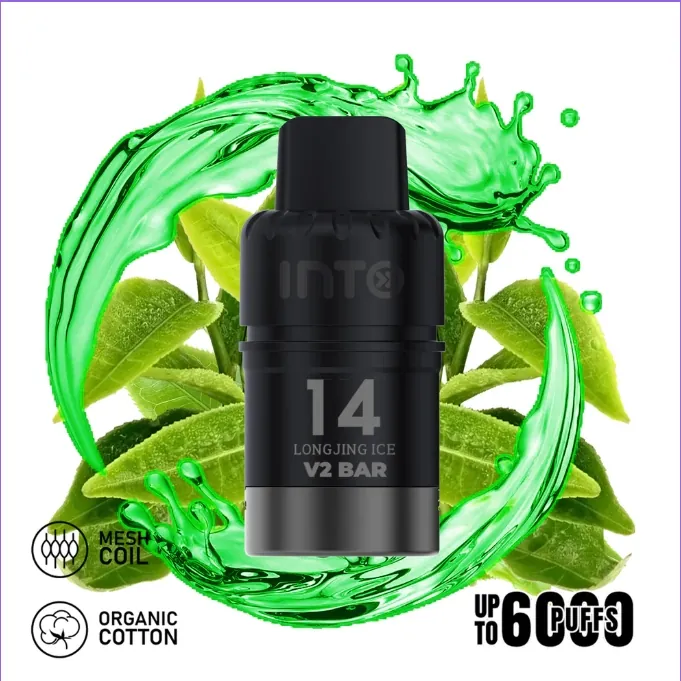 INTO V2 (Compatible IGET Bar Plus) LongJing Ice (Pod Only No Battery)