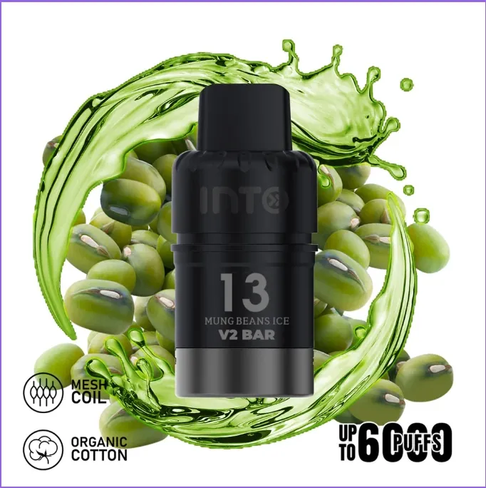 INTO V2 (Compatible IGET Bar Plus) Mung Beans Ice (Pod Only No Battery)